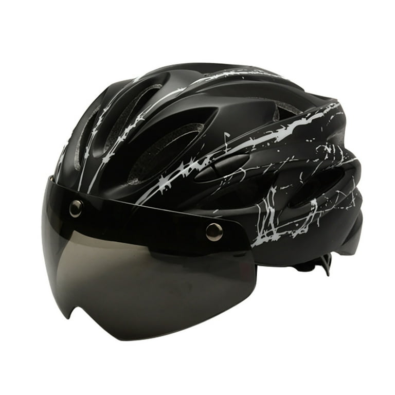 Cycling helmet hotsell with magnetic visor