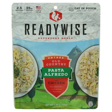 Wise Foods Ready Wise Pasta Alfredo Single Pouch Two Servings