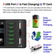 thumbnail image 3 of Unidad Principal P4020 1DIN Car Stereo 3.8 pulgadas Pantalla IPS Receptor de radio FM compatible con Bluetooth Sywqhk Accesorios para autos y motos, 3 of 9