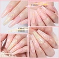 thumbnail image 4 of UV LED Gold Glitter Rubber Base Gel Nail Polish Pink White Gold 7ml Glass Bottle, 4 of 10