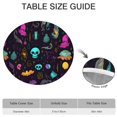 thumbnail image 6 of Mystical Halloween Pattern Round Fitted Tablecloth with Elastic Edge,Dining Table Cover Waterproof,Outdoor Round Tablecloth for Camping,Dining,Indoor and Outdoor, 6 of 7