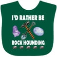thumbnail image 3 of Inktastic Rock Hounding Rock Collector Boys or Girls Baby Bib, 3 of 4