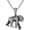 no chain, variant on Men's Stainless Steel Vintage Domineering Cool Animal Gorilla Orangutan Apes Meme Pendant Necklace
