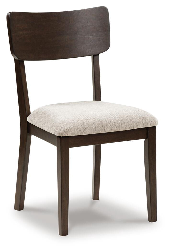 Signature Design by Ashley Favelon Dining Upholstered Side Chairs, Set of 2, Merlot Polyester Upholstery