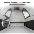 thumbnail image 4 of Update 5.5-6ft Pickup Truck Tent for Camping, Truck Bed Tent with Reinforcement Fiberglass Poles, PU2000 Waterproof and Rainfly for 2 People, Easy Set Up, Good Ventilation, 4 of 7