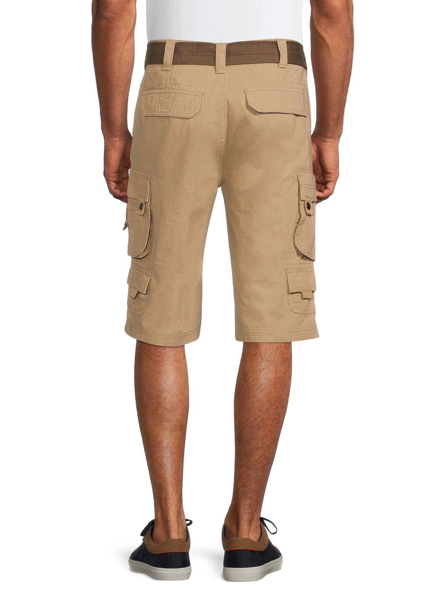 Men's belted hotsell cargo shorts