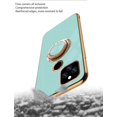 thumbnail image 6 of Compatible with Google Pixel 5A Case Silicone TPU Shockproof Google Pixel 5A Phone Case with Magnetic Ring Kickstand Plating Anti-Scratch Cases (Light Green), 6 of 7