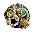thumbnail image 2 of Tigre E Dragone Tao Wall Mural by Wallmonkeys Peel and Stick Graphic (36 in W x 36 in H) WM167671, 2 of 4