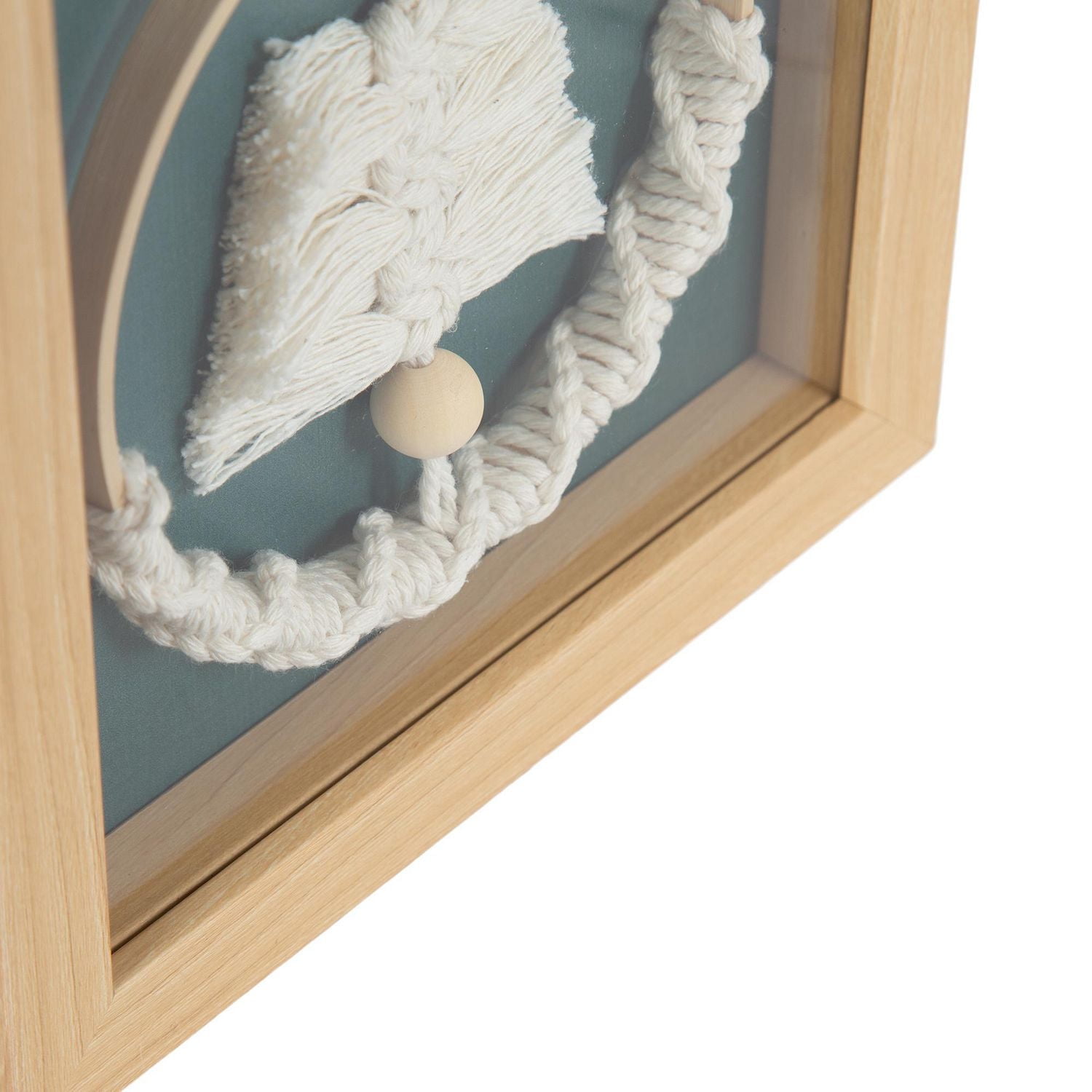 Art mural encadré à base de cordes hometrends