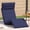 Navy Blue, variant on Folding Sun Lounger Pink 175x54x8.5 cm Oxford Fabric with Water Repellent Upholstery, Manual 5-Position Reclining Floor Chair for Garden Beach Yoga