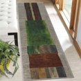 thumbnail image 5 of 2x6 FT Kitchen Runner Rugs Non Skid Washable, Faux Wool Rug Runners for Hallways Bathroom Carpet Runner, Soft Indoor Modern Floor Rug for Entryway Laundry Room, 5 of 11