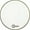White, variant on Aquarian Force II Gloss Resonant Bass Drum Head Black 22"