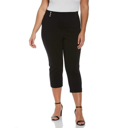 Rafaella Stretch Capri Size 14 Black