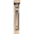 thumbnail image 2 of Ekena Millwork 3 1/2"W x 16"D x 20"H Olympic Block Smooth Bracket w/ Offset Brace, Douglas Fir, 2 of 25