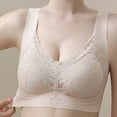 thumbnail image 6 of Womens Seamless Wireless,Women's Front Close Bra Supportive Tshirt Bra Adjustable Straps Comfortable Bras Comfortable Womens Bras no Underwire, 6 of 7