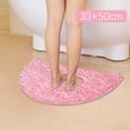 thumbnail image 2 of Clearance! Miyuadkai Carpet Half Round Bathroom Rug Won'T Slip Bathroom Mat Soft and Comfortable Furry Durable Thickened Bathroom Rug Machine Washable Reusable Big Sale, 2 of 9