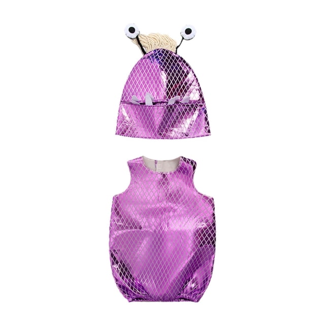 Conjunto de disfraz de juego de rol de monstruo para niños, conjunto de sombrero y mono para fiesta de graduación, Cosplay para niños XL