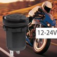 thumbnail image 4 of Waterproof Car Motorcycle Cigarette Lighter Socket Plug Adapter For 12-24V, 4 of 8