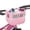 Pink, variant on AYAOQIANG Kids Bike Basket,Front Handlebar Bag for Kids Girls Bikes, Semicircle Bike Basket with Zipper for Child Tricycle Bicycle