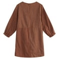 thumbnail image 2 of Richie House Girls' striped woven dress RH0969, 2 of 2