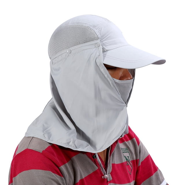 Gorra de pesca con Protección UV de secado rápido ANGGREK 360 grados con Solapa para orejas y cuello