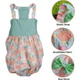 thumbnail image 3 of HQREA Floral Dog Dresses for Large Dogs Summer Girl Bowknot Puppy Princess Skirt, 3 of 6
