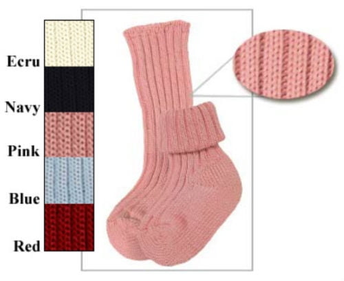 Sternlein Organic Cotton Triple Roll Boy Girl Baby Socks 0-6-12-24 Months