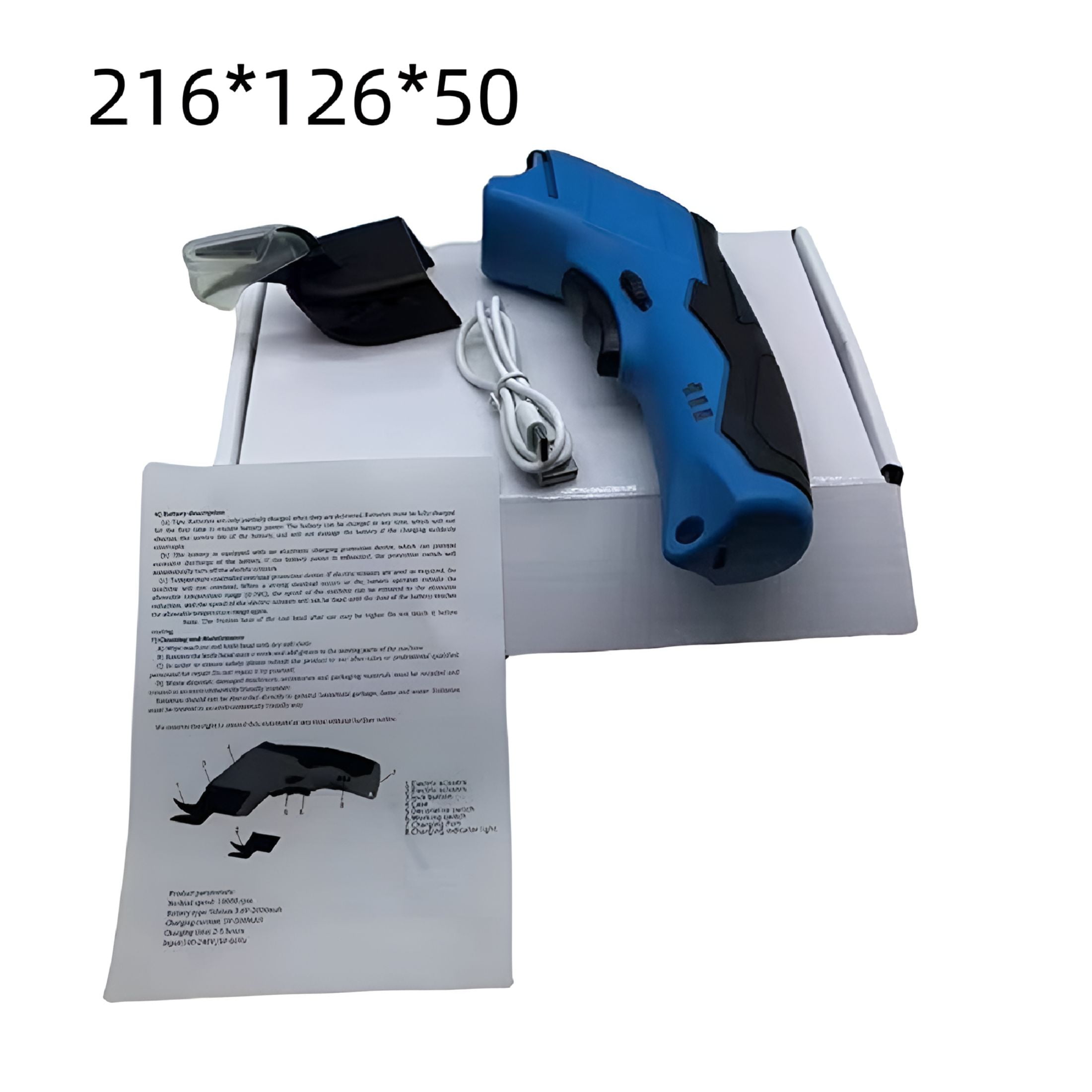 EXLEAF 2026 New Electric Scissors Cloth Cutting Machine Pvc Leather Sewing with Spare Blade Tool,For Fabric Cutting,Sewing,Crafting,Diy Projects,Upholstery,Leather Work.