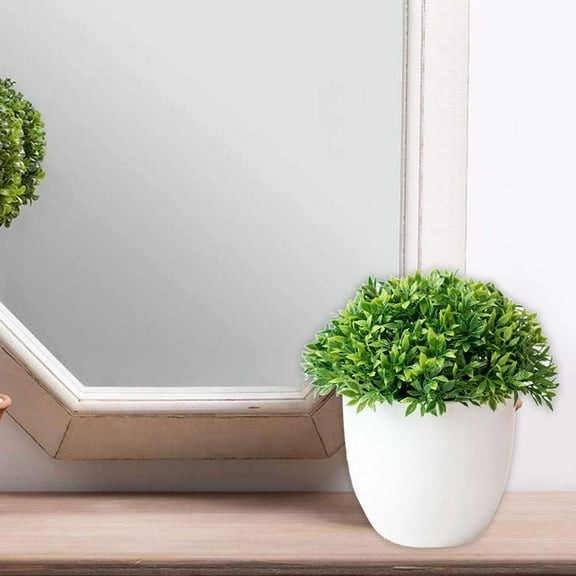 BETTERLIFE Artificial Ball Plants Tree In Pot Garden Home Indoor Office Decor E6L6