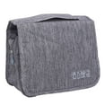 thumbnail image 2 of Bolsa de maquillaje Bolsa de viaje de gran capacidad Bolso de almacenamiento portátil a prueba de humedad a prueba de polvo (gris), 2 of 14