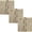 Antique Brass, variant on Stone Harbor Hardware 3-1/2" Door Hinges, Square Corner, Satin Chrome, 2-Pack