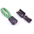 thumbnail image 2 of Brown Zipper Pulls for Paracord - 10 Pack - Plastic Snap Clips for Jackets, Bags, and Tents, 2 of 2
