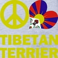 thumbnail image 2 of CafePress - FIN Peace Love Tibetan Terrier FLAG Baby Football - Cute Infant Baby Football Bodysuit, 2 of 3