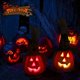 thumbnail image 2 of Linterna de Calabaza de Espuma de Halloween de 2 Piezas, Linterna Intermitente de Calabaza, Decoración de Luces, Accesorios Decorativos de Casa Embrujada, Suministros para Fiestas de Halloween, 2 of 5