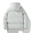 thumbnail image 5 of TFEOQRY Boys Girls Winter Hooded Jacket Coat Thick Thermal Waterproof and Fashionable Jacket Long Sleeve Hooded Outcoat White, 5 of 9
