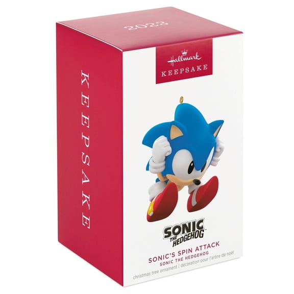 Sonic The Hedgehog Keepsake Sonic's Spin Attack Ornament