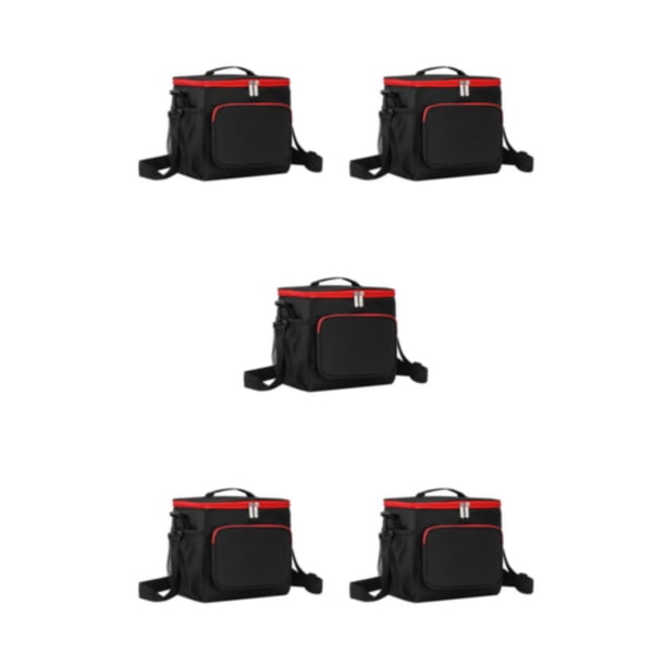 Advancent Bolsa para lonchera duradera, fácil de limpiar, bolsa de almuerzo con aislamiento térmico multifuncional, color negro Type2 NO2