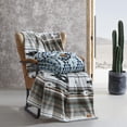 thumbnail image 6 of Wrangler Westin Blue Twin Blanket, 6 of 9