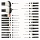 thumbnail image 3 of Brochas De Maquillaje Professional,22 Piezas Set De Brochas Modelo Negro, 3 of 4