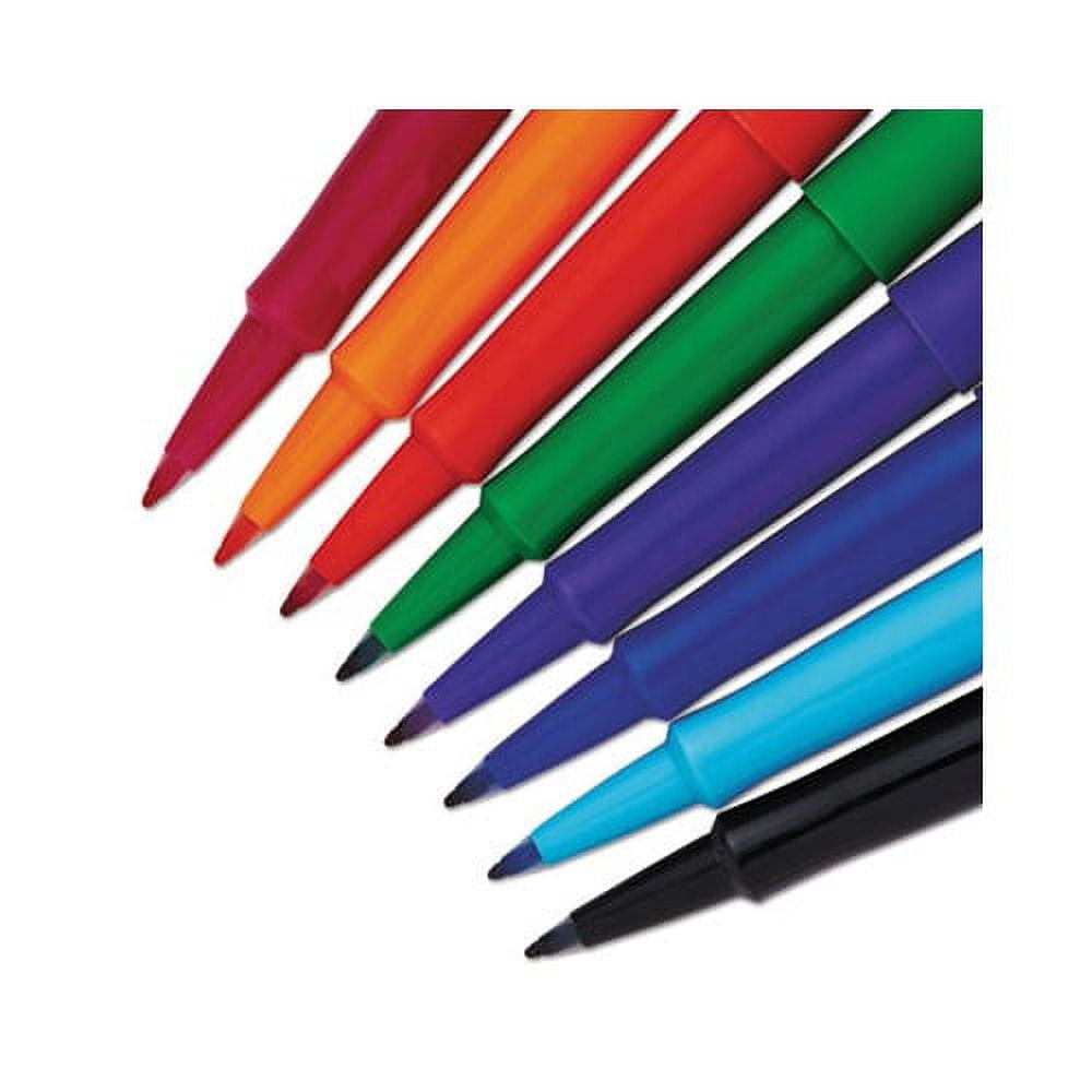 Point Guard Flair Stick Porous Point Pen Bold 1.4mm, Assorted Ink/Barrel, 48/Set