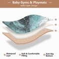 thumbnail image 5 of WOBOGO A Grey Cool Cat Baby Playmats Extra Large Waterproof Rollable Activity Pads for Toddlers 50×50inch, 5 of 7
