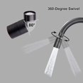 thumbnail image 3 of Cabezal de grifo de cocina flexible móvil actualizado 2021 Reemplazo de cabezal de rociador de grifo giratorio 360, ducha de refuerzo de grifo antisalpicaduras y fa de ahorro de agua, 3 of 5