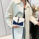 thumbnail image 3 of Bolso Bandolera Con Asa Superior para Mujer Correa Ajustable Cuadrado Cuero PU, 3 of 9