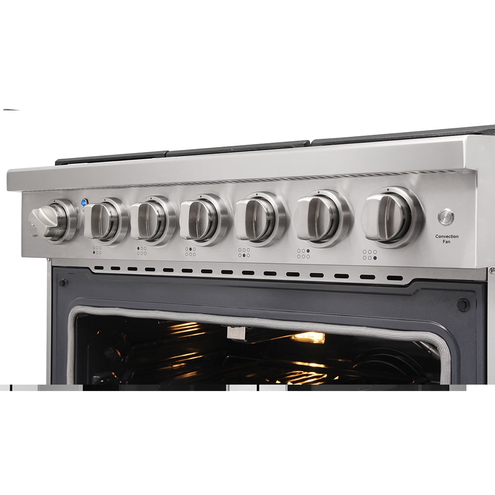 Kostch 36’’Natural Gas Range with 6.0 cu. ft. Oven, 6 Burners Cooktops,  110V