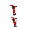 thumbnail image 3 of Adorno colgante Papá Noel Macarena trepador en escalera de cuerda 25 cm, 3 of 8