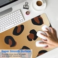 thumbnail image 4 of Long Mouse Pads for Desk,Gold and Brown Of Leopard Print Desk Mats on Top Of Desks, Desk Mouse Pad Extra Large with 3mm Non-Slip Base and Stitched Edge for Gaming,Office,Work,Home 31.5"x11.8", 4 of 6