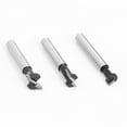 thumbnail image 2 of 3Pcs T Slot Router Bit Keyhole Router Bit Set Cut Diameter Woodworking Tool A, 2 of 7