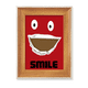 thumbnail image 1 of Feliz Rojo emoción sonrisa amplia Escritorio Marco de fotos de madera Pantalla Imagen Arte Pintura Múltiples conjuntos, 1 of 4