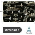 thumbnail image 2 of Beautiful Botanical Pattern Background Bath Rugs 16x24 Inch Non Slip Bath Mat Quick Dry Absorbent Thin Bath Rug Fit Under Door Washable Bath Floor Rugs for Bathroom Bathtub Sink,Multi 8, 2 of 6