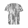 thumbnail image 5 of Fartey Striped Print Shirts for Women 2025 Plus Size Short Sleeve Tunic Tops Summer Crewneck Tshirts Loose Casual Holiday Blouses Multicolor XXXXXL, 5 of 5